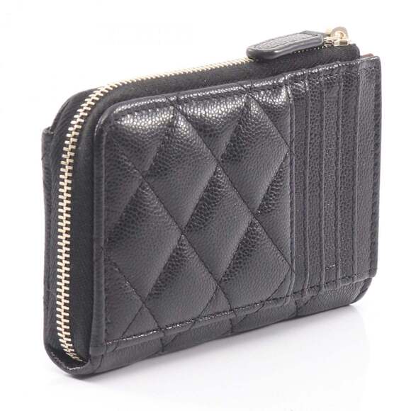 CHANEL Matelasse Wallet/Wallet/Coin Purse Wallet in Caviar (Grained Calfskin)... - Picture 2 of 9